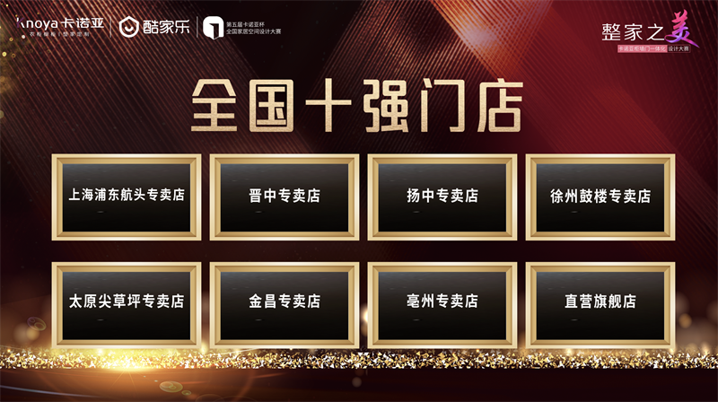 卡諾亞，全國十強(qiáng)門店